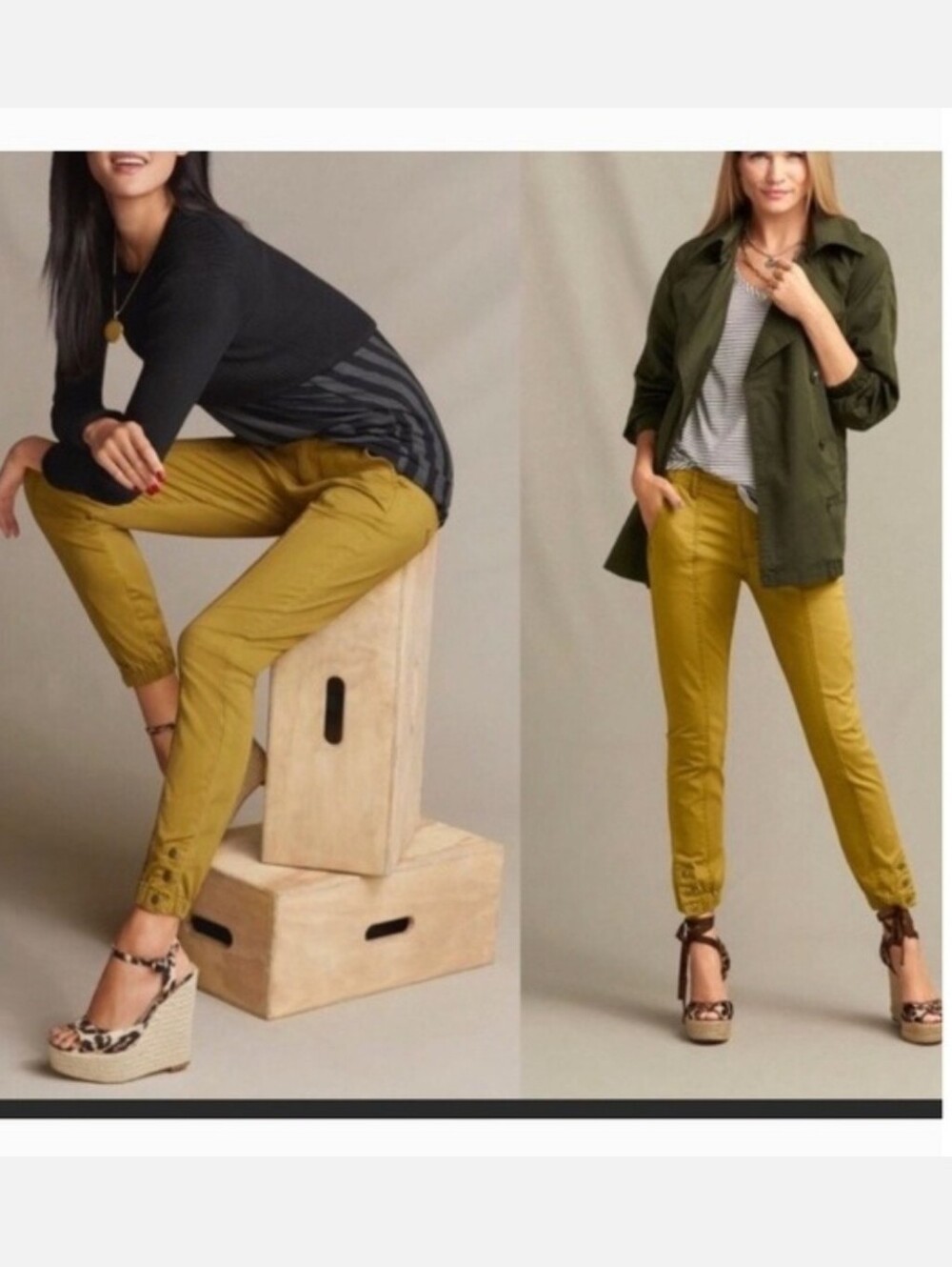 Cabi 5504 The Tracker Joggers Marigold Pants, 10